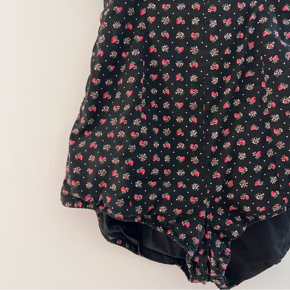 Rare 1960s Anne Fogarty Strawberry Print Romper Vintage Bloomers Playsuit XS–S - Picture 11 of 16